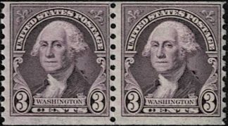 1924 United States Scott Catalog Number 600 Mint Pair